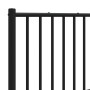Cabecero de metal negro 193 cm de vidaXL, Cabeceros y pies de cama - Ref: Foro24-350901, Precio: 37,24 €, Descuento: %