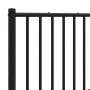 Cabecero de metal negro 193 cm de vidaXL, Cabeceros y pies de cama - Ref: Foro24-350901, Precio: 36,60 €, Descuento: %