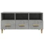 Mueble de TV madera de ingeniería gris hormigón 102x36x50 cm en Muebles TV | Comprar online en Foru.es