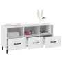 Mueble de TV madera contrachapada blanco 102x35x50 cm en Muebles TV | Comprar online en Foru.es