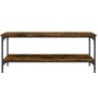 Mesa de centro madera de ingeniería roble ahumado 100x55x40 cm de vidaXL, Mesas de centro - Ref: Foro24-832835, Precio: 55,10...