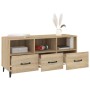 Mueble para TV madera contrachapada color roble 102x35x50 cm en Muebles TV | Comprar online en Foru.es