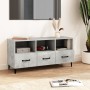 Mueble de TV madera contrachapada gris hormigón 102x35x50 cm en Muebles TV | Comprar online en Foru.es
