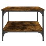 Mesa de centro madera de ingeniería roble ahumado 100x55x40 cm de vidaXL, Mesas de centro - Ref: Foro24-832835, Precio: 55,10...