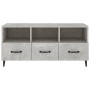 Mueble de TV madera contrachapada gris hormigón 102x35x50 cm en Muebles TV | Comprar online en Foru.es