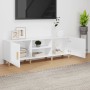 Mueble para TV madera contrachapada blanco 150x30x50 cm en Muebles TV | Comprar online en Foru.es