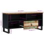 Mueble de TV madera reciclada madera contrachapada 100x33x46cm de vidaXL, Muebles TV - Ref: Foro24-351972, Precio: 80,33 €, D...