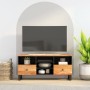 Mueble de TV madera acacia y madera de ingeniería 100x33x46 cm de vidaXL, Muebles TV - Ref: Foro24-351979, Precio: 76,46 €, D...
