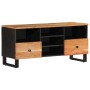 Mueble de TV madera acacia y madera de ingeniería 100x33x46 cm de vidaXL, Muebles TV - Ref: Foro24-351979, Precio: 76,46 €, D...