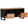 Mueble de TV madera acacia y madera de ingeniería 100x33x46 cm de vidaXL, Muebles TV - Ref: Foro24-351979, Precio: 76,46 €, D...