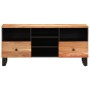 Mueble de TV madera acacia y madera de ingeniería 100x33x46 cm de vidaXL, Muebles TV - Ref: Foro24-351979, Precio: 76,46 €, D...