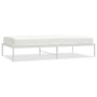 Estructura de cama metal blanca 100x190 cm de vidaXL, Camas y somieres - Ref: Foro24-350907, Precio: 79,53 €, Descuento: %
