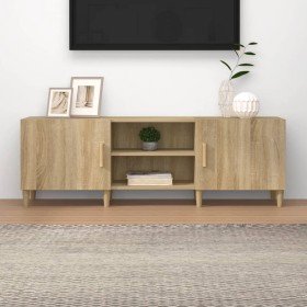 Mueble para TV madera contrachapada roble sonoma 150x30x50 cm en Muebles TV | Comprar online en Foru.es