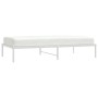 Estructura de cama metal blanca 100x190 cm de vidaXL, Camas y somieres - Ref: Foro24-350907, Precio: 79,53 €, Descuento: %