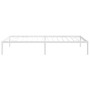 Estructura de cama metal blanca 100x190 cm de vidaXL, Camas y somieres - Ref: Foro24-350907, Precio: 79,53 €, Descuento: %