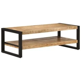 Mesa de centro de madera maciza de mango 120x55x40 cm de vidaXL, Mesas de centro - Ref: Foro24-351820, Precio: 260,13 €, Desc...