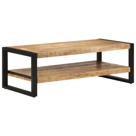 Mesa de centro de madera maciza de mango 120x55x40 cm de vidaXL, Mesas de centro - Ref: Foro24-351820, Precio: 260,13 €, Desc...