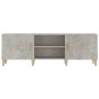 Mueble de TV madera contrachapada gris hormigón 150x30x50 cm en Muebles TV | Comprar online en Foru.es