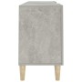 Mueble de TV madera contrachapada gris hormigón 150x30x50 cm en Muebles TV | Comprar online en Foru.es
