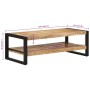 Mesa de centro de madera maciza de mango 120x55x40 cm de vidaXL, Mesas de centro - Ref: Foro24-351820, Precio: 265,64 €, Desc...