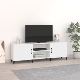 Mueble para TV madera de ingeniería blanco 150x30x50 cm en Muebles TV | Comprar online en Foru.es
