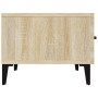 Mueble de TV madera contrachapada roble Sonoma 150x34,5x30 cm en Muebles TV | Comprar online en Foru.es