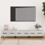 Mueble de TV madera contrachapada gris hormigón 150x34,5x30 cm en Muebles TV | Comprar online en Foru.es
