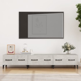 Mueble de TV madera contrachapada gris hormigón 150x34,5x30 cm en Muebles TV | Comprar online en Foru.es