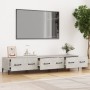 Mueble de TV madera contrachapada gris hormigón 150x34,5x30 cm en Muebles TV | Comprar online en Foru.es