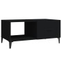Mesa de centro madera contrachapada negro 90x50x40 cm en Mesas de centro | Comprar online en Foru.es