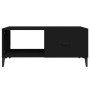 Mesa de centro madera contrachapada negro 90x50x40 cm en Mesas de centro | Comprar online en Foru.es