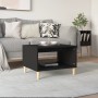 Mesa de centro madera contrachapada negro 60x50x40 cm en Mesas de centro | Comprar online en Foru.es