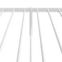 Estructura de cama de metal con cabecero blanco 90x200 cm de vidaXL, Camas y somieres - Ref: Foro24-350924, Precio: 64,40 €, ...