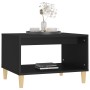 Mesa de centro madera contrachapada negro 60x50x40 cm en Mesas de centro | Comprar online en Foru.es