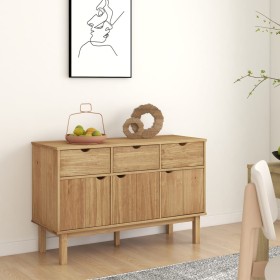 Aparador OTTA madera maciza pino 114x43x73,5 cm de vidaXL, Aparadores - Ref: Foro24-351297, Precio: 174,74 €, Descuento: %
