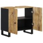 Mueble de lavabo madera mango y madera ingeniería 62x33x58 cm de vidaXL, Muebles de baño - Ref: Foro24-351986, Precio: 90,39 ...