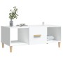 Mesa de centro madera contrachapada blanco 102x50x40 cm en Mesas de centro | Comprar online en Foru.es