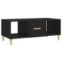 Mesa de centro madera contrachapada negro 102x50x40 cm en Mesas de centro | Comprar online en Foru.es