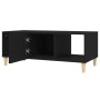 Mesa de centro madera contrachapada negro 102x50x40 cm en Mesas de centro | Comprar online en Foru.es