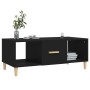 Mesa de centro madera contrachapada negro 102x50x40 cm en Mesas de centro | Comprar online en Foru.es