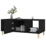 Mesa de centro madera contrachapada negro 102x50x40 cm en Mesas de centro | Comprar online en Foru.es