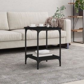 Mesa de centro madera de ingeniería negro 40x40x55 cm de vidaXL, Mesas de centro - Ref: Foro24-832823, Precio: 32,31 €, Descu...