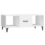Mesa de centro madera contrachapada blanco 102x50x40 cm en Mesas de centro | Comprar online en Foru.es