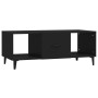 Mesa de centro madera contrachapada negro 102x50x40 cm en Mesas de centro | Comprar online en Foru.es