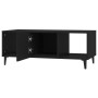 Mesa de centro madera contrachapada negro 102x50x40 cm en Mesas de centro | Comprar online en Foru.es