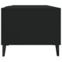 Mesa de centro madera contrachapada negro 102x50x40 cm en Mesas de centro | Comprar online en Foru.es