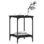 Mesa de centro madera de ingeniería negro 40x40x55 cm de vidaXL, Mesas de centro - Ref: Foro24-832823, Precio: 32,31 €, Descu...