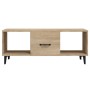 Mesa de centro madera contrachapada roble sonoma 102x50x40 cm en Mesas de centro | Comprar online en Foru.es
