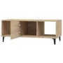 Mesa de centro madera contrachapada roble sonoma 102x50x40 cm en Mesas de centro | Comprar online en Foru.es