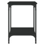 Mesa de centro madera de ingeniería negro 40x40x55 cm de vidaXL, Mesas de centro - Ref: Foro24-832823, Precio: 32,31 €, Descu...